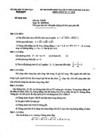 ĐỀ THI TUYỂN SINH LỚP 10 MÔN TOÁN BÌNHDDINHJJ NĂM 2013