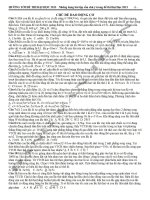 Những dạng bài tập cần chú ý trong đề thi đại học 2013 phần dao động cơ