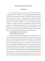 quan hệ hợp tác giữa pháp và canada