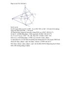 Câu IV (d) bài hình HN.