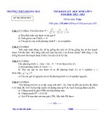 đề thi thử vào 10 - 2013 - 2014