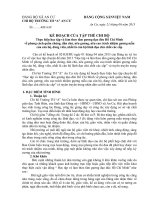 kế hoạch học tập TT.Hồ Chí Minh