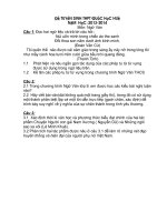 Đề tuyển sinh thpt quốc học huế 2013