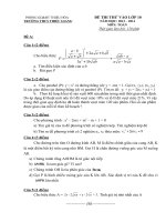 Đề thi thử khó(Thanh hóa)