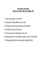 Chức năng nhiệm vụ của giáo vên chủ nhiệm