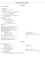 CHUYEN ĐE ĐÒNG DƯ THỨC