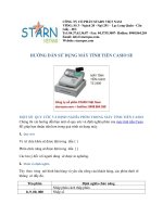 HƯỚNG DẪN CÁCH SỬ DỤNG MÁY TÍNH TIỀN CASIO SE