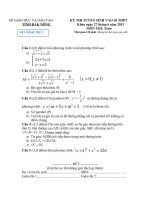 đề thi tuyển sinh 10 đăk nông 2013-2014