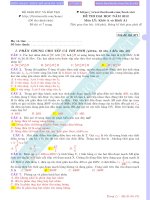 Đề thi đại học, cao đẳng năm 2012