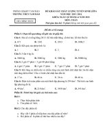 Để KSCL tuyển sinh vào lớp 6