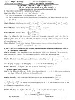 đề thi thử khối B,D lần 2