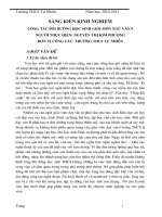 SKKN CÔNG tác bồi DƯỠNG học SINH GIỎI môn NGỮ văn 9