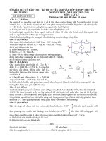 de thi chuyen li thpt nguyen trai - hai duong