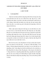 skkn GIÁO dục kỹ NĂNG SỐNG CHO học SINH lớp 5   QUA CÔNG tác CHỦ NHIỆM