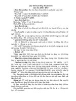 Quy chế chuyên môn