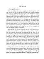 chính sách tín dụng và tác động của nó đến thị trường bất động sản