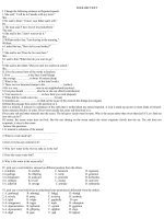 Đề kiểm tra Anh Văn lớp 11