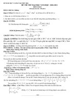 đề thi thử của THPTVT KD2013