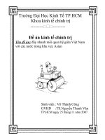 đẩy nhanh mối quan hệ giữa việt nam với các nước trong khu vực asian