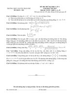 Thi thử ĐH Chuyên Trần Phú Khối A