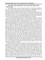 skkn một số biện pháp tổ chức cho trẻ mẫu giáo chơi trò chơi dân gian