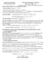 de thi thu lan cuoi co dap an