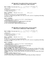 Đề Thi Thử Vào 10 năm 13-14