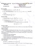 đề thi vào 10 Bắc Giang