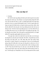 Báo cáo thực tế tại trung tâm giáo dục lao động xã hội phước bình – xã phước bình – huyện long thành