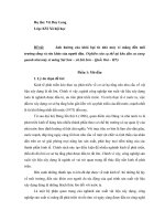 tác động của khói bụi công nghiệp đến môi trường sống của người dân (nghiên cứu cụ thể tại hn)