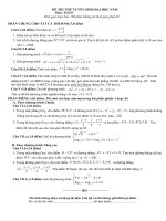 ĐỀ THI THỬ ĐH VÀ ĐÁP ÁN