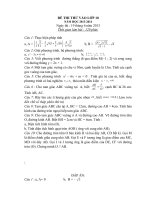 Đề thi vào 10 chọn lọc-có đáp án