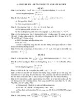 BỘ ĐỀ THI VAO 10