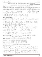 ôn thi toán vào lớp 10