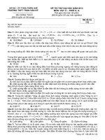 đề thi thử DH Trần Văn Kỷ 2013