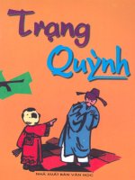 truyện trạng quỳnh (nxb văn học 2003) - lữ huy nguyên