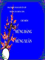 MỪNG ĐẢNG MỪNG XUÂN