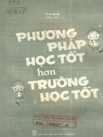 phương pháp học tốt hơn học trường tốt (nxb văn hóa thông tin 2013) - hoàng hà