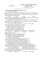 DE THI VAO LOP 10 THPT (VAT LI)