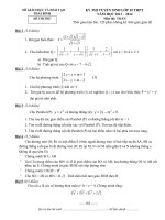 ĐỀ THI THỬ 2013-2014