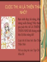 CUỘC THI THIÊN THẦN NHỎ