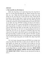 Phân tích và thiết kế hệ thống thông tin kế toán trong các bệnh viện công(TT)