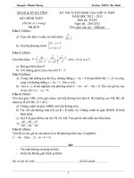 Đề thi TS 10 hà tĩnh cực hot