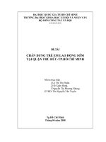chân dung trẻ em lao động sớm tại quận thủ đức – tp.hcm