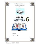 giáo án ngữ văn 7 chuẩn 3 cột  mới