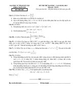 Đề hay của Thầy Thuận