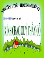 Các số có hai chữ số Tiết 1