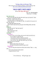 Bé :Nhân biết phân biệt- be chon nha nào