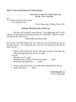 XÉT KĨ NIỆM CHƯƠNG