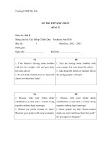 đề thi speaking IELTS